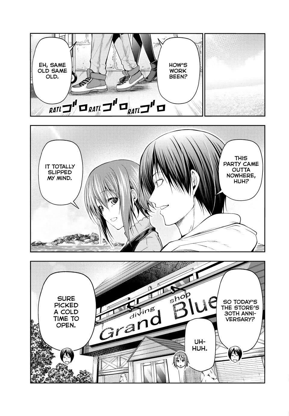 GRAND BLUE Chapter 100 - Page 4 in English