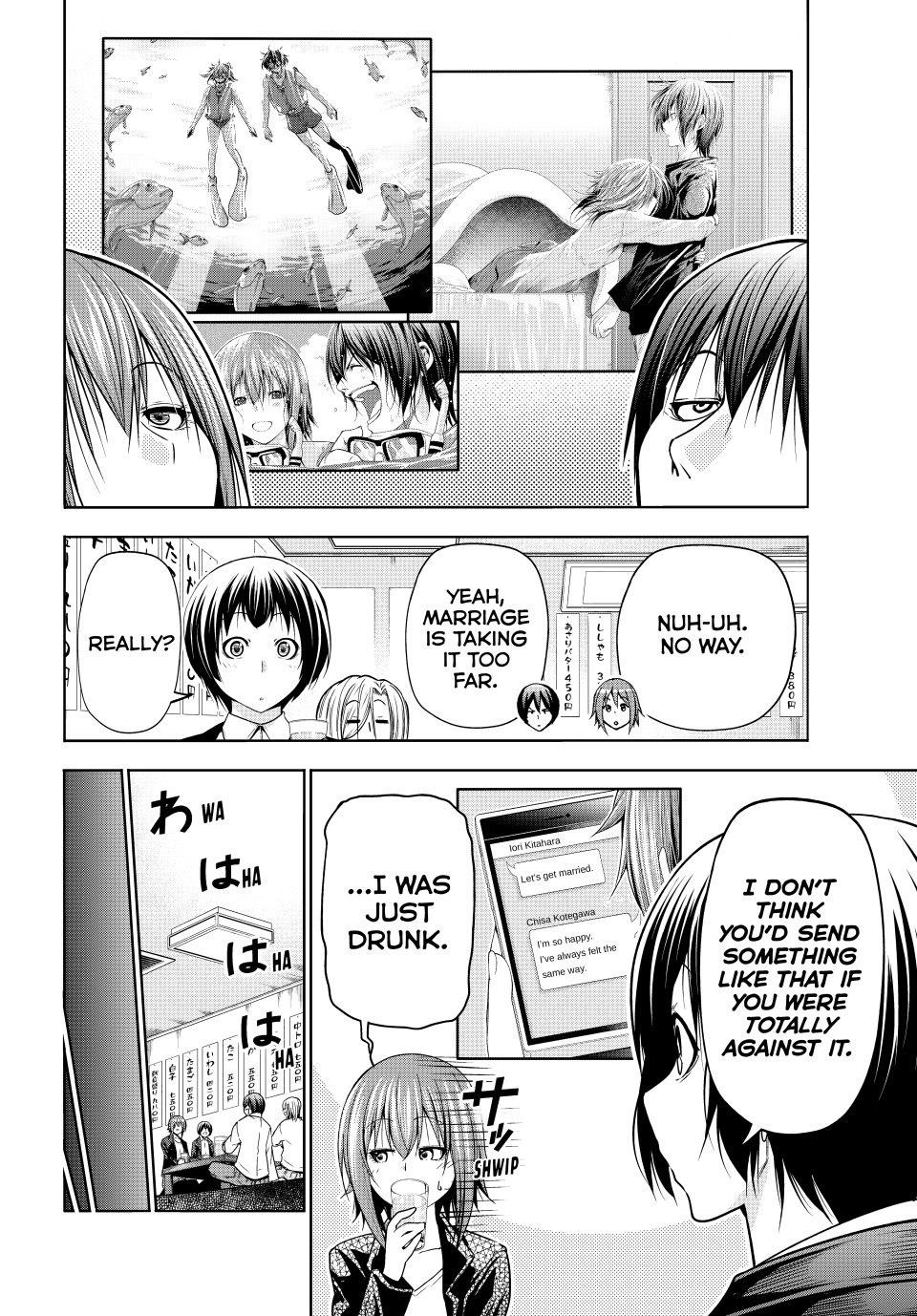 GRAND BLUE Chapter 103 - Page 34 in English
