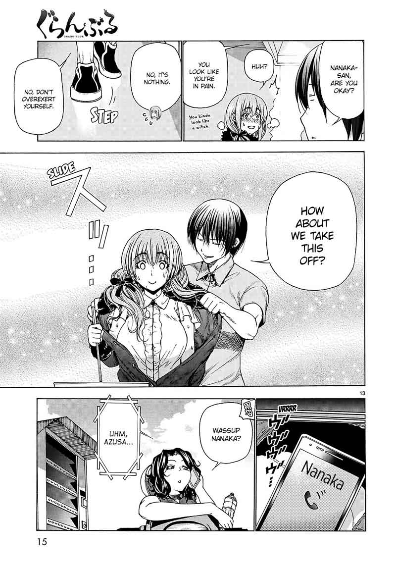 GRAND BLUE Chapter 30 - Page 13 in English