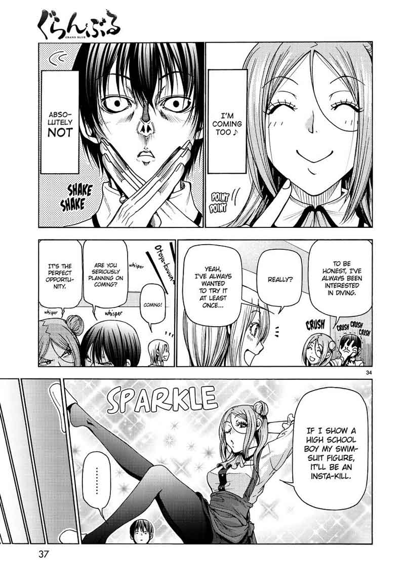 GRAND BLUE Chapter 34 - Page 35 in English