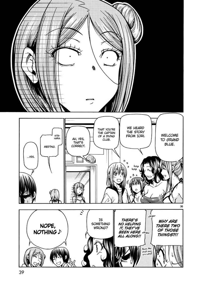 GRAND BLUE Chapter 34 - Page 37 in English