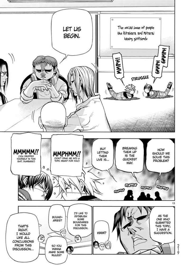 GRAND BLUE Chapter 37 - Page 13 in English
