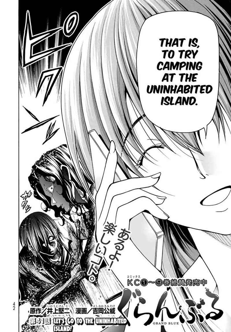 GRAND BLUE Chapter 41 - Page 42 in English