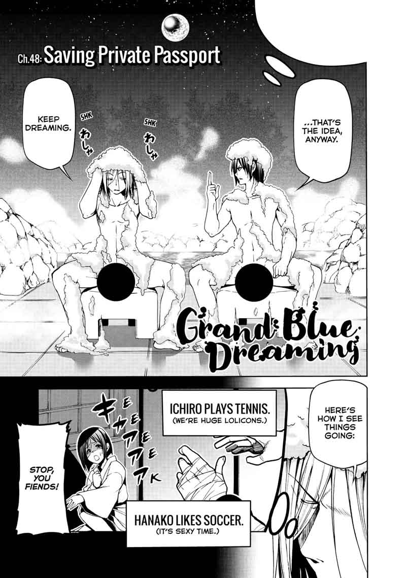 GRAND BLUE Chapter 48 - Page 4 in English