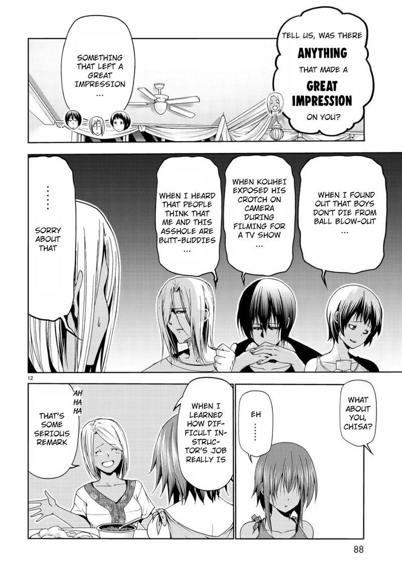 GRAND BLUE Chapter 56 - Page 12 in English