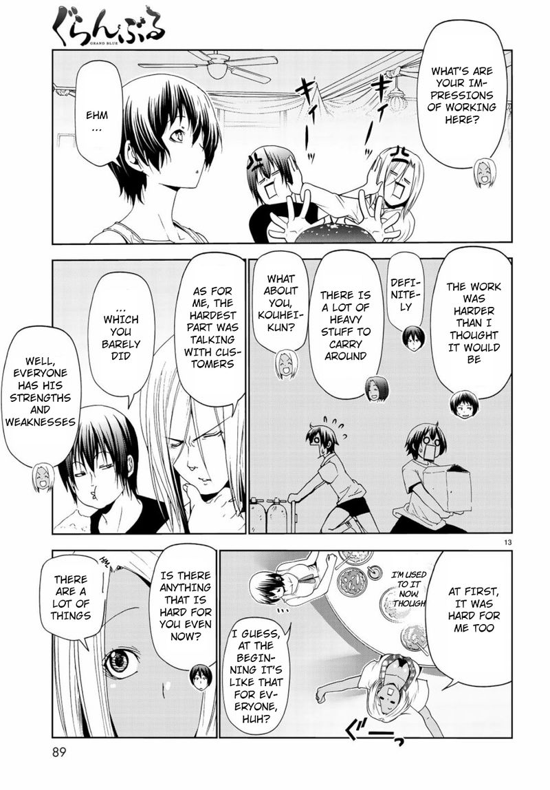 GRAND BLUE Chapter 56 - Page 13 in English