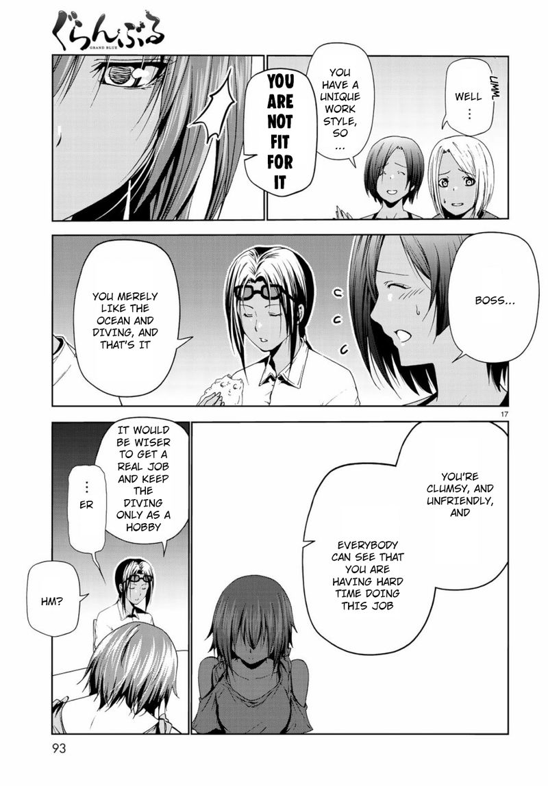 GRAND BLUE Chapter 56 - Page 17 in English
