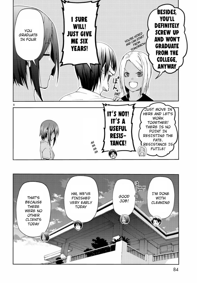 GRAND BLUE Chapter 56 - Page 8 in English