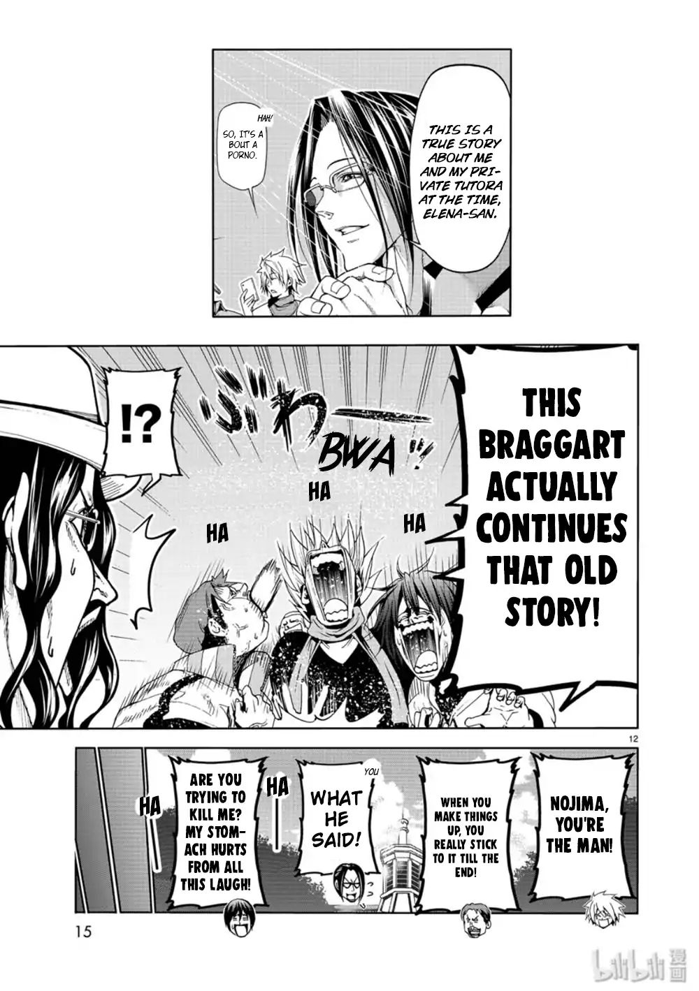 GRAND BLUE Chapter 58 - Page 12 in English