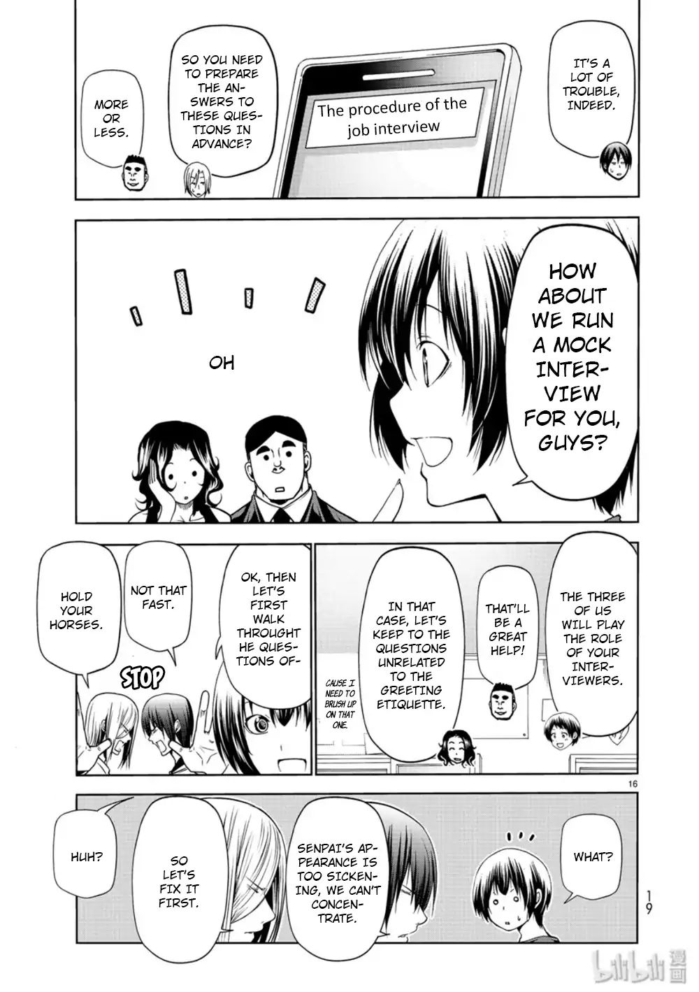 GRAND BLUE Chapter 58 - Page 16 in English