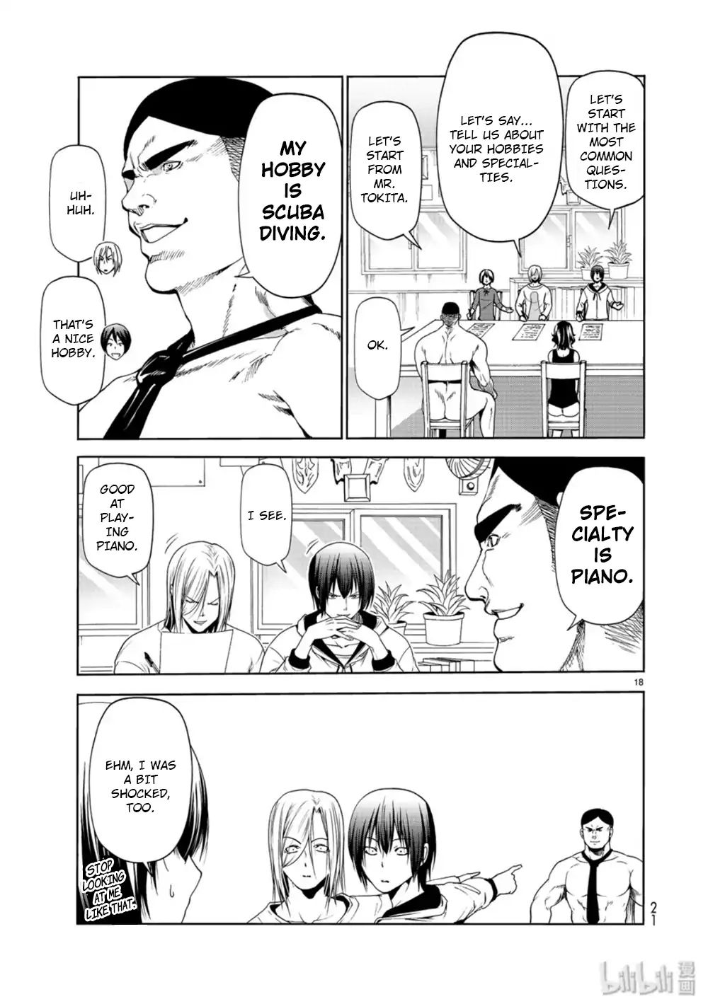 GRAND BLUE Chapter 58 - Page 18 in English