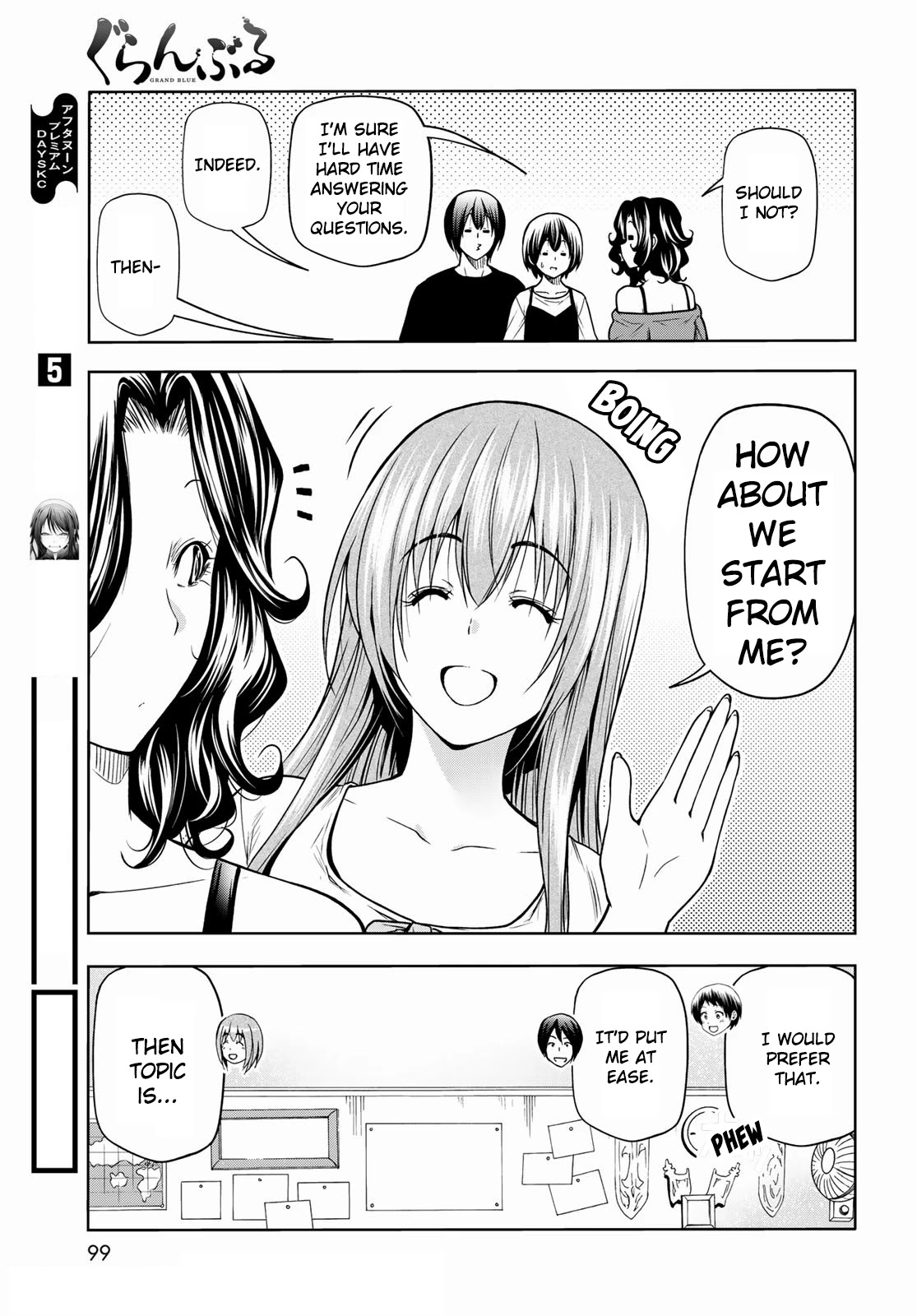 GRAND BLUE Chapter 70 - Page 9 in English