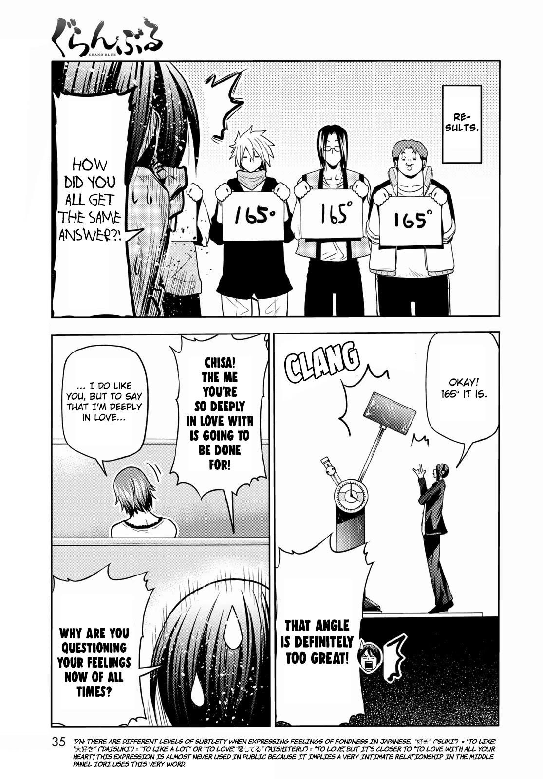 GRAND BLUE Chapter 74 - Page 32 in English