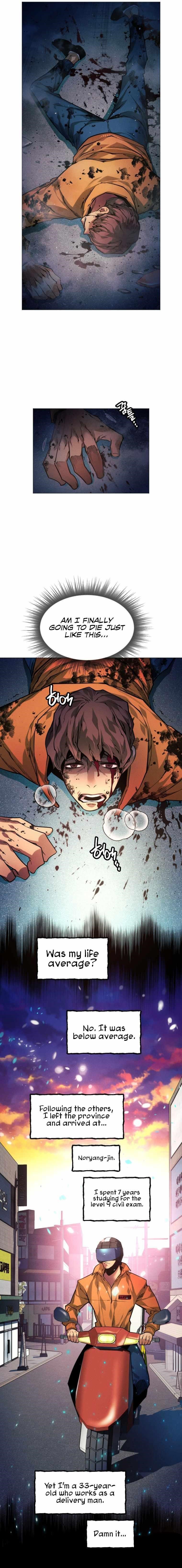 A Modern Man Who Got Transmigrated Into the Murim World Chapter 1 - Page 3 in English
