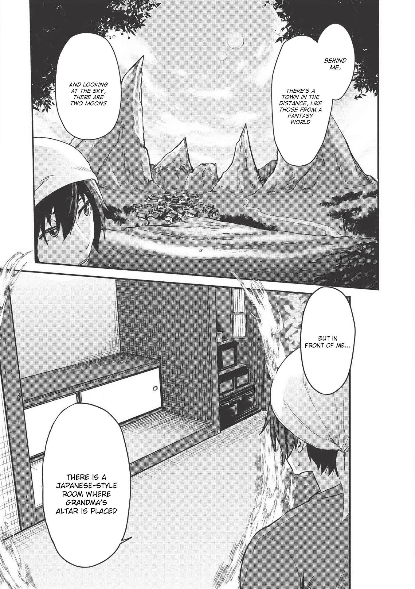 Itsudemo Jitaku Ni Kaerareru Ore Wa, Isekai De Gyoushounin O Hajimemashita Chapter 1 - Page 6 in English