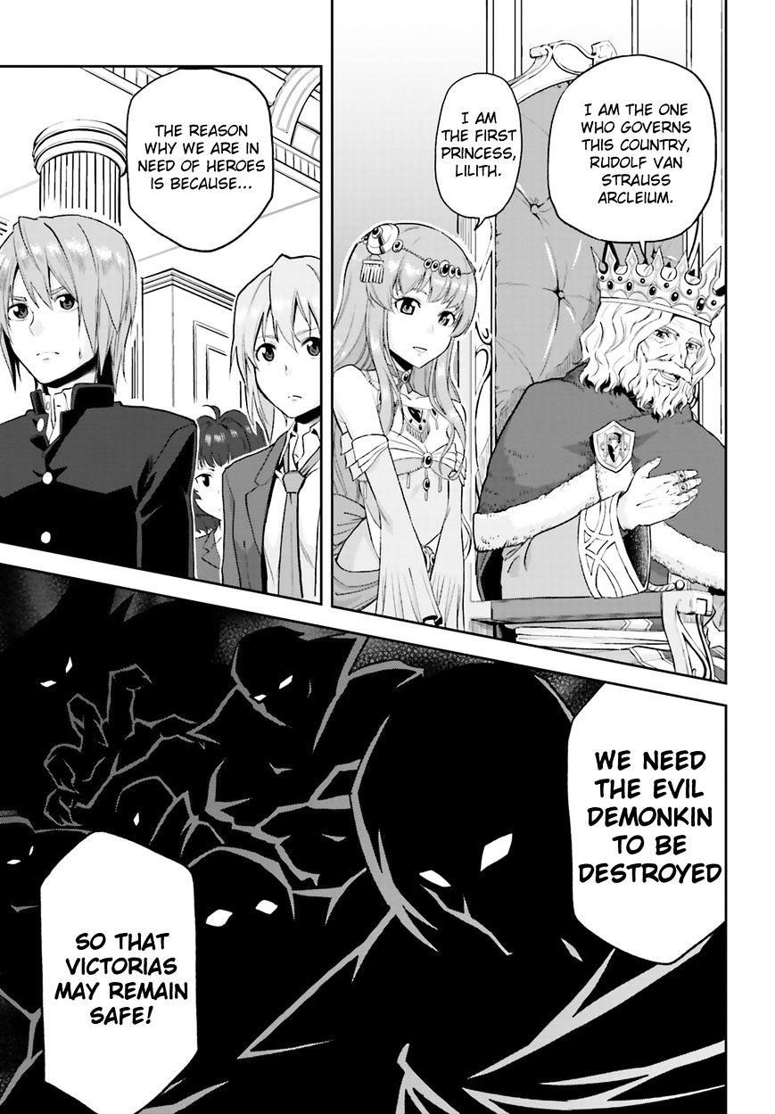 Konjiki No Moji Tsukai - Yuusha Yonin Ni Makikomareta Unique Cheat Chapter 1 - Page 12 in English