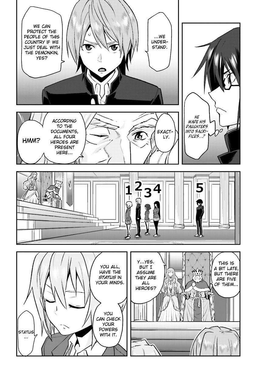 Konjiki No Moji Tsukai - Yuusha Yonin Ni Makikomareta Unique Cheat Chapter 1 - Page 15 in English
