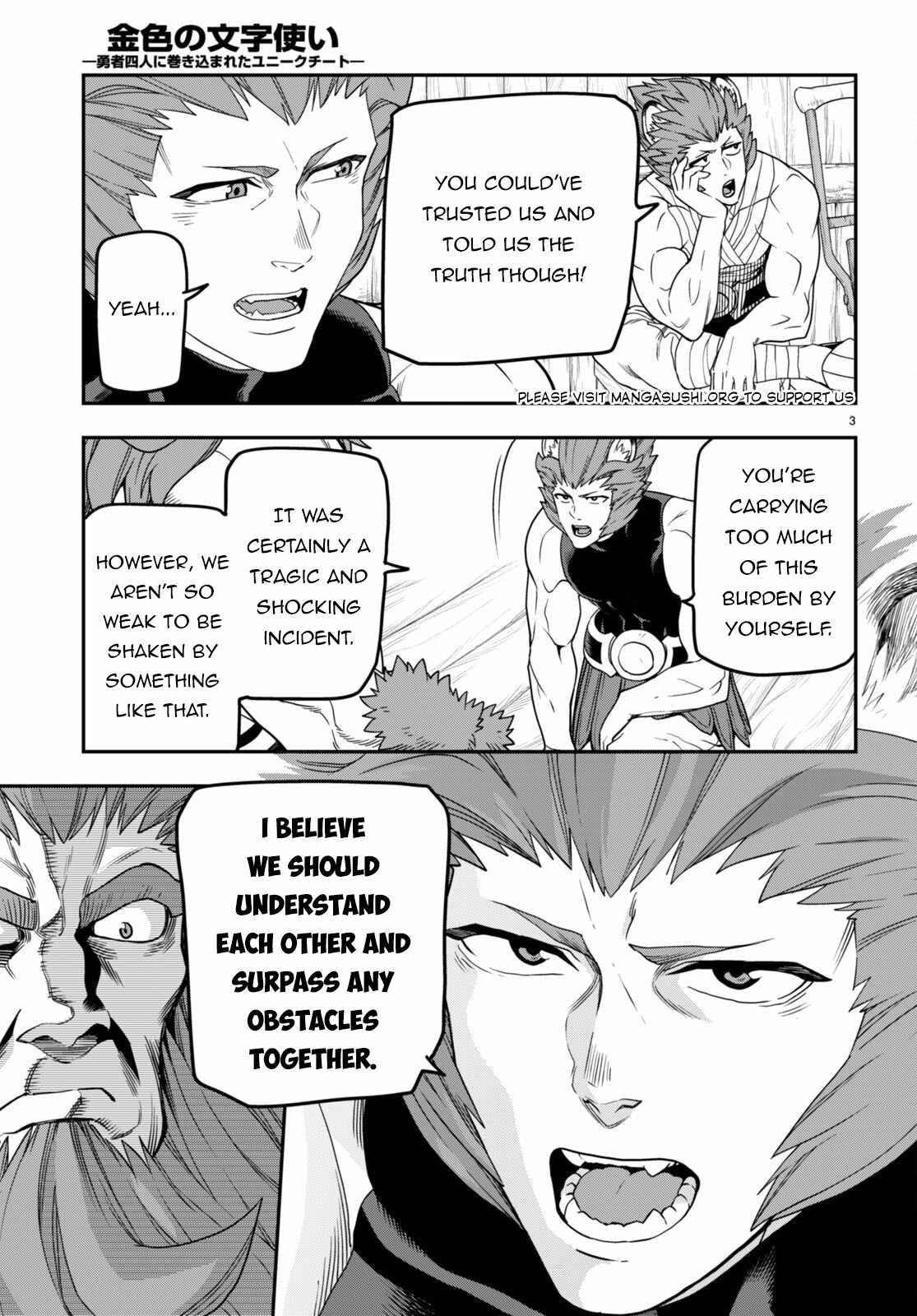 Konjiki No Moji Tsukai - Yuusha Yonin Ni Makikomareta Unique Cheat Chapter 101 - Page 5 in English