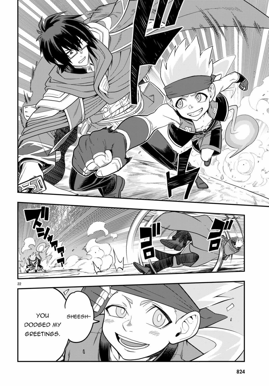 Konjiki No Moji Tsukai - Yuusha Yonin Ni Makikomareta Unique Cheat Chapter 105 - Page 22 in English