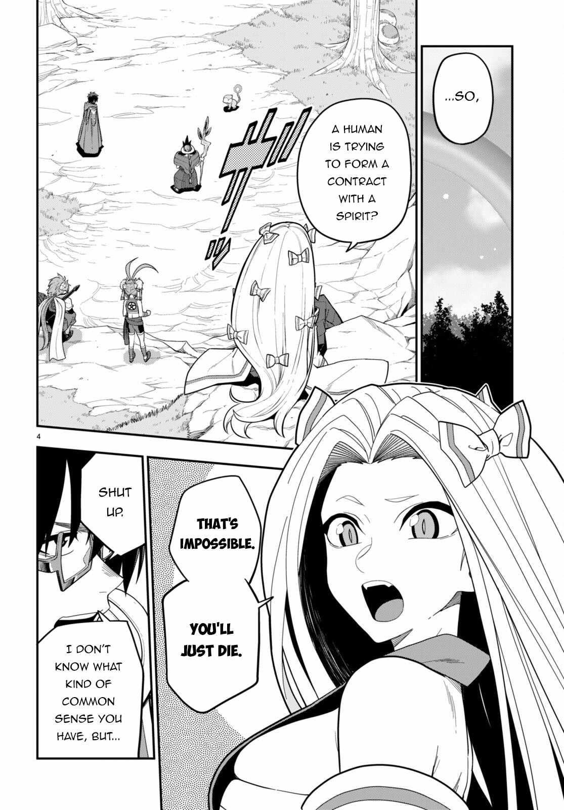 Konjiki No Moji Tsukai - Yuusha Yonin Ni Makikomareta Unique Cheat Chapter 105 - Page 4 in English