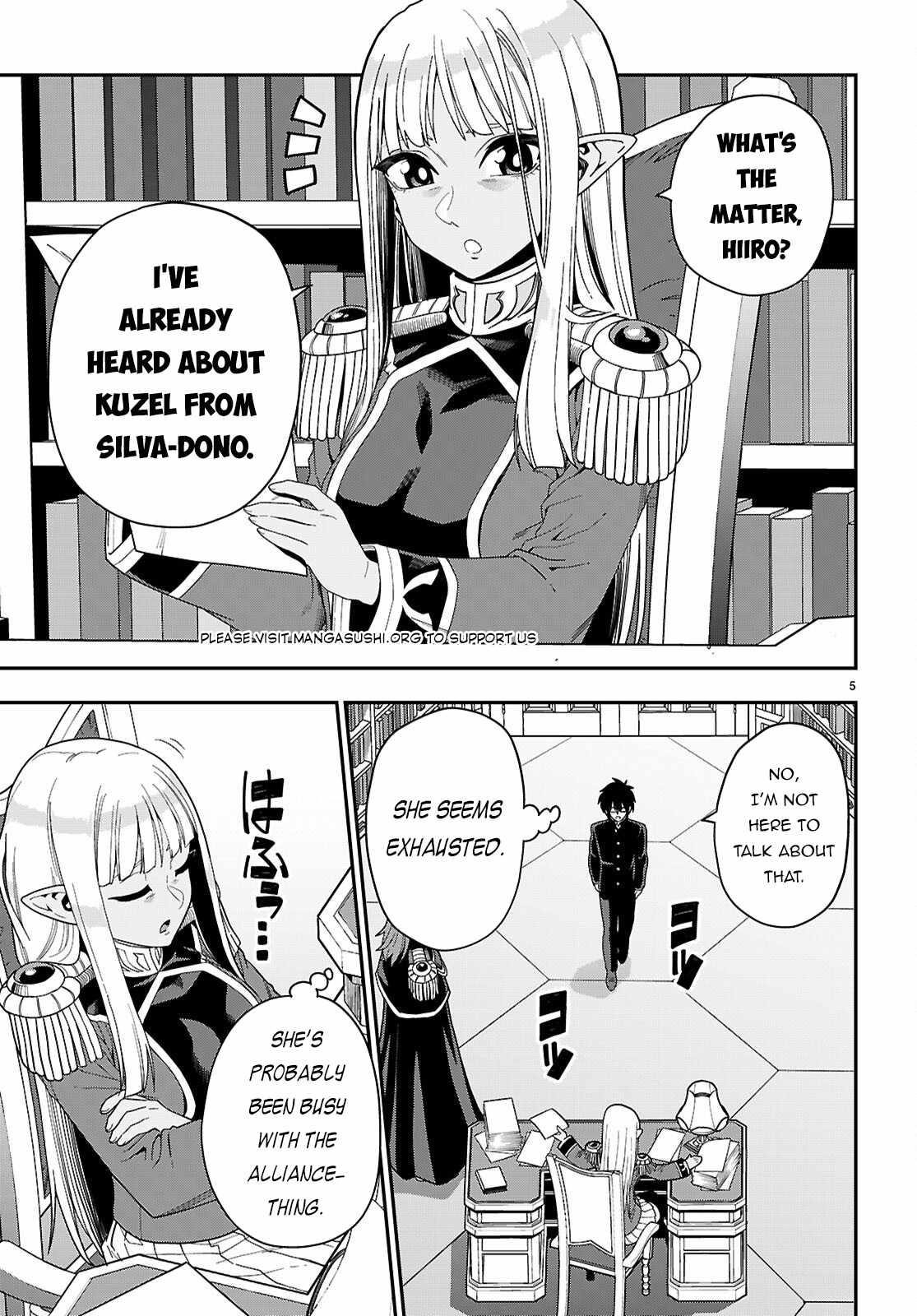 Konjiki No Moji Tsukai - Yuusha Yonin Ni Makikomareta Unique Cheat Chapter 109 - Page 5 in English