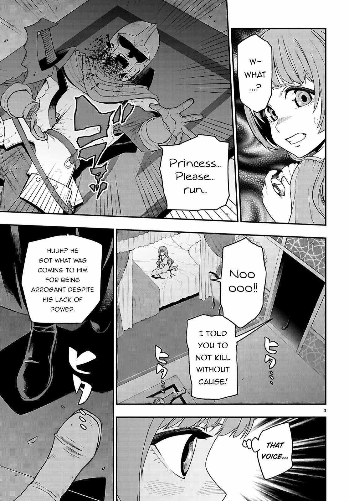 Konjiki No Moji Tsukai - Yuusha Yonin Ni Makikomareta Unique Cheat Chapter 111 - Page 3 in English