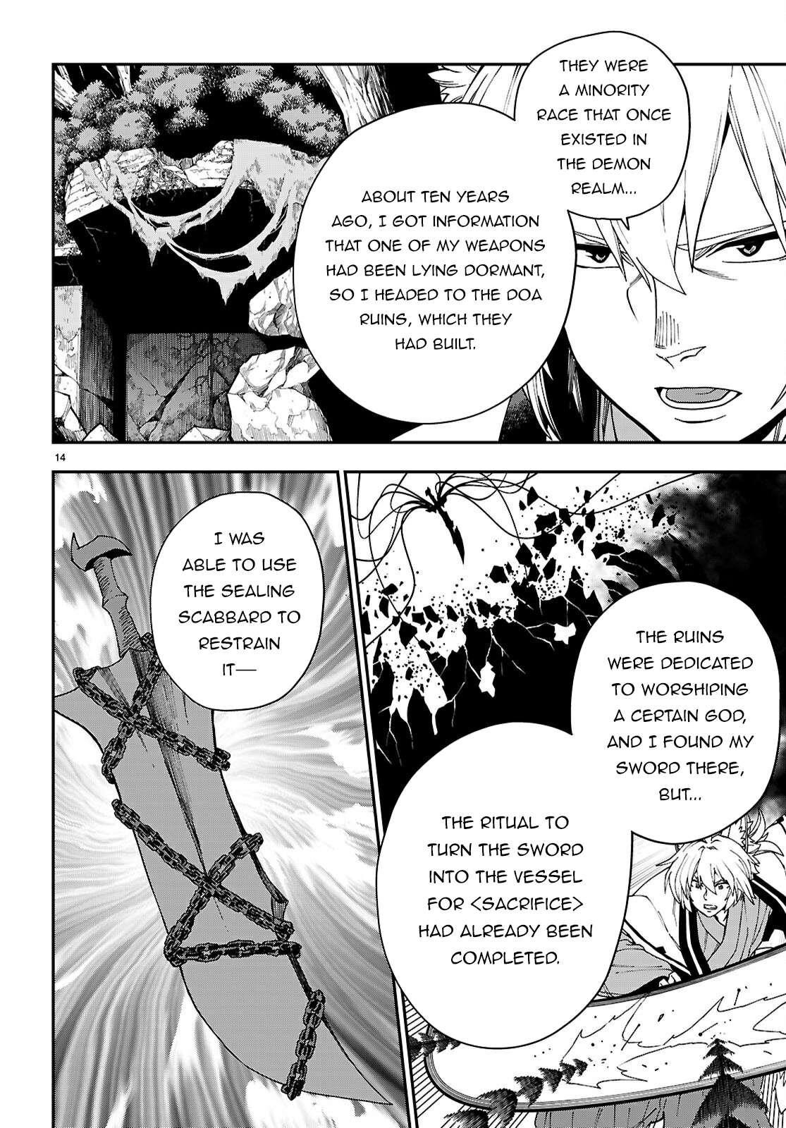 Konjiki No Moji Tsukai - Yuusha Yonin Ni Makikomareta Unique Cheat Chapter 118 - Page 14 in English