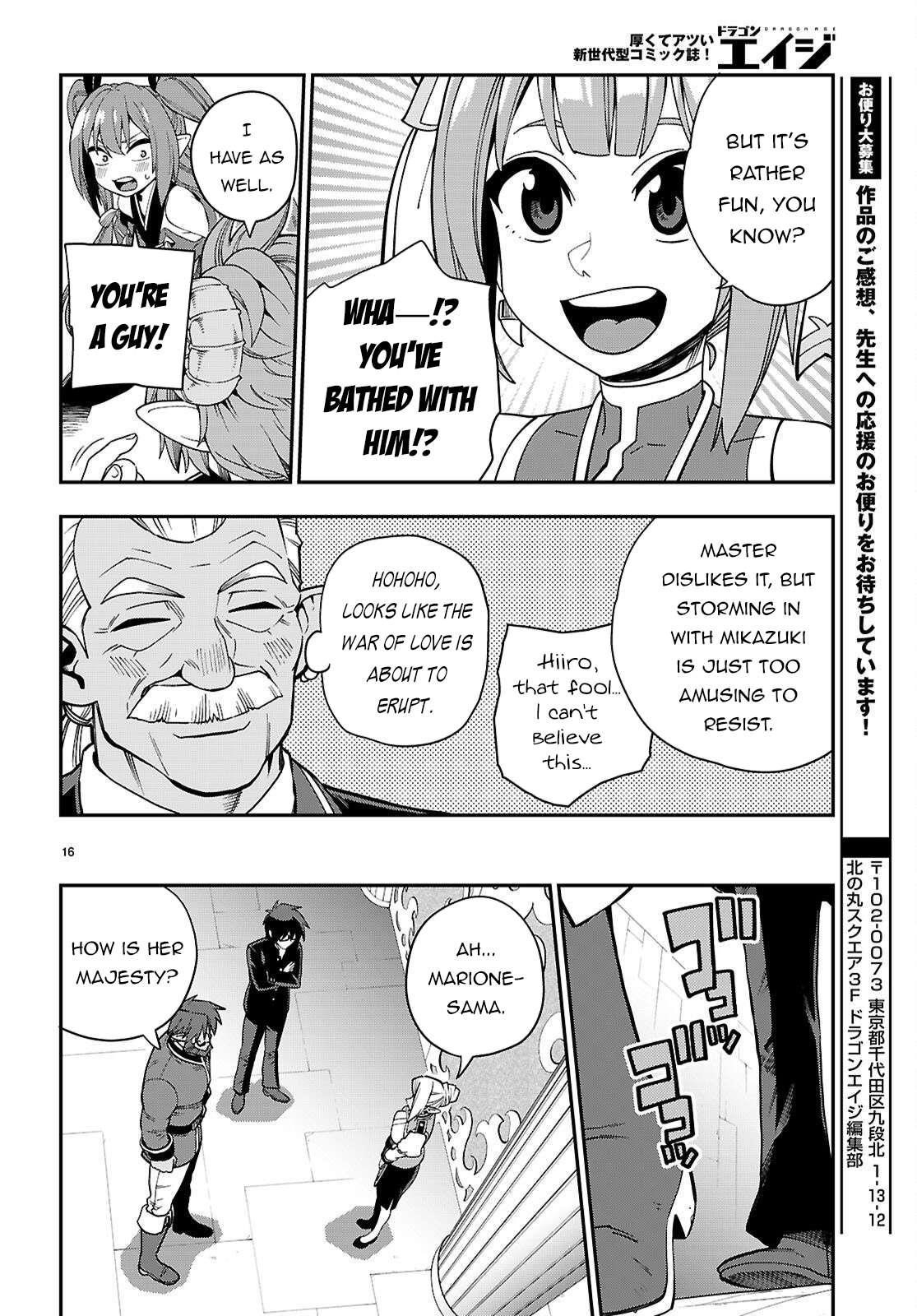 Konjiki No Moji Tsukai - Yuusha Yonin Ni Makikomareta Unique Cheat Chapter 120 - Page 16 in English
