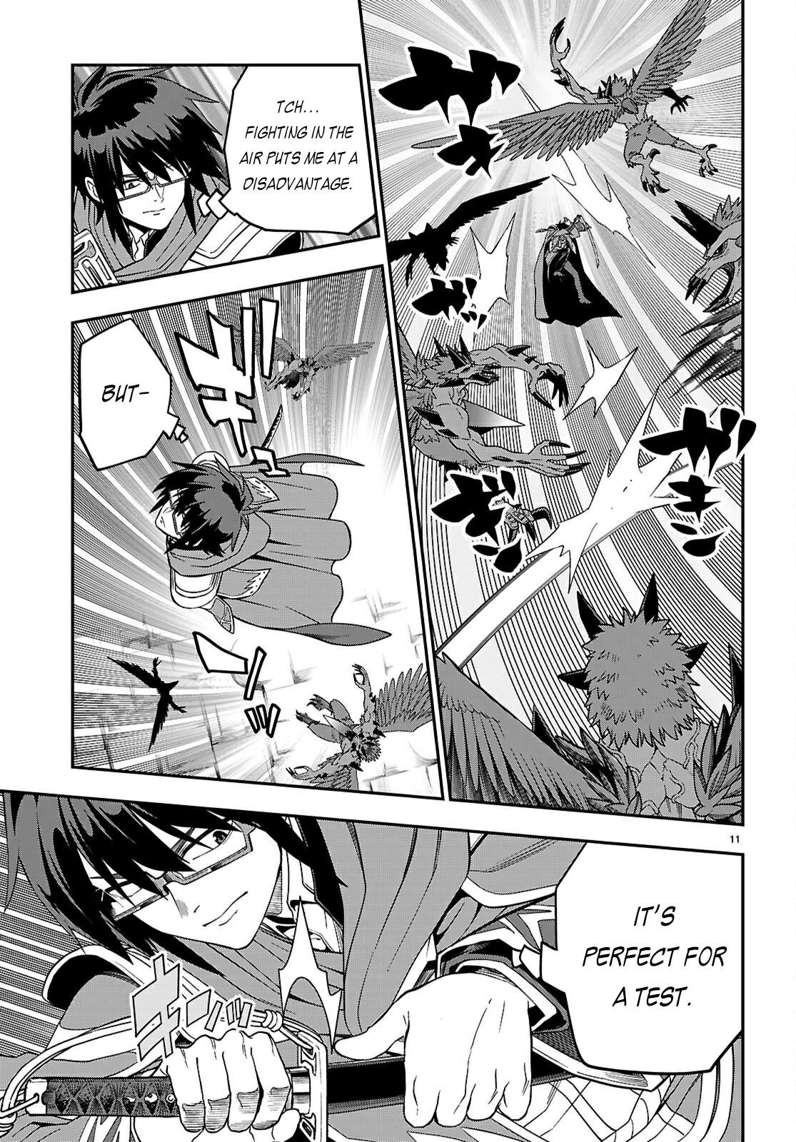Konjiki No Moji Tsukai - Yuusha Yonin Ni Makikomareta Unique Cheat Chapter 122 - Page 11 in English