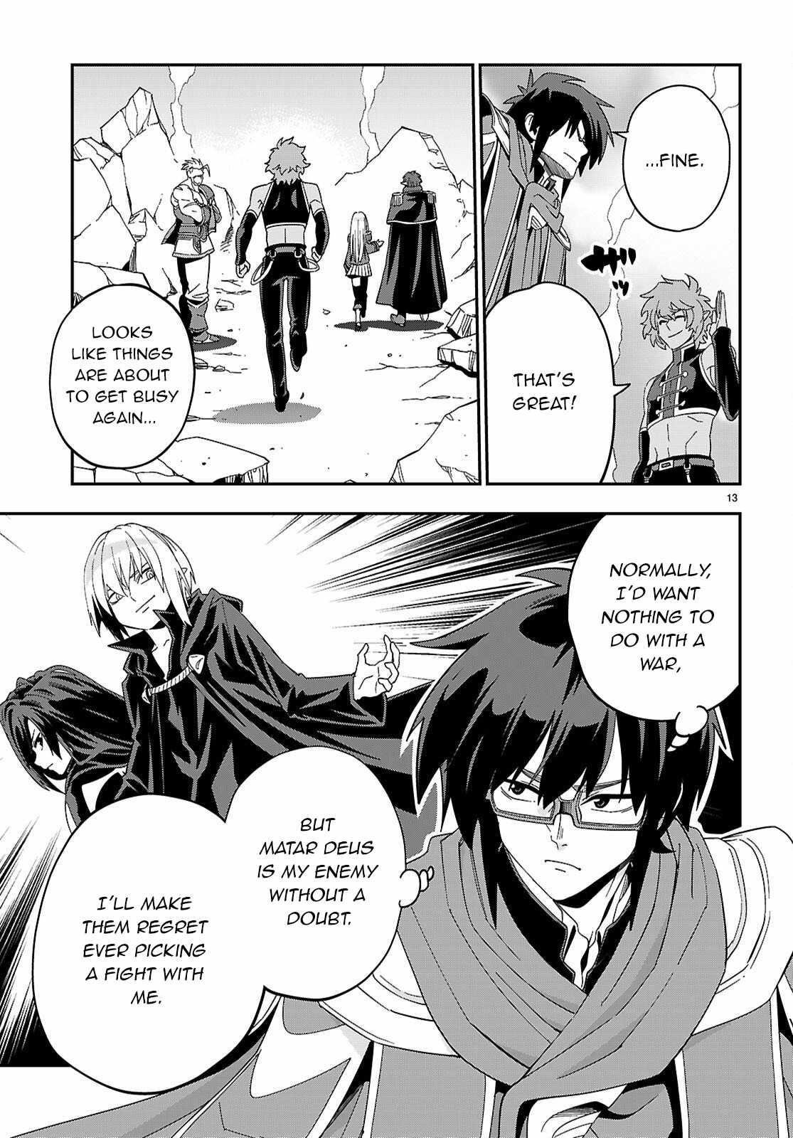 Konjiki No Moji Tsukai - Yuusha Yonin Ni Makikomareta Unique Cheat Chapter 123 - Page 12 in English