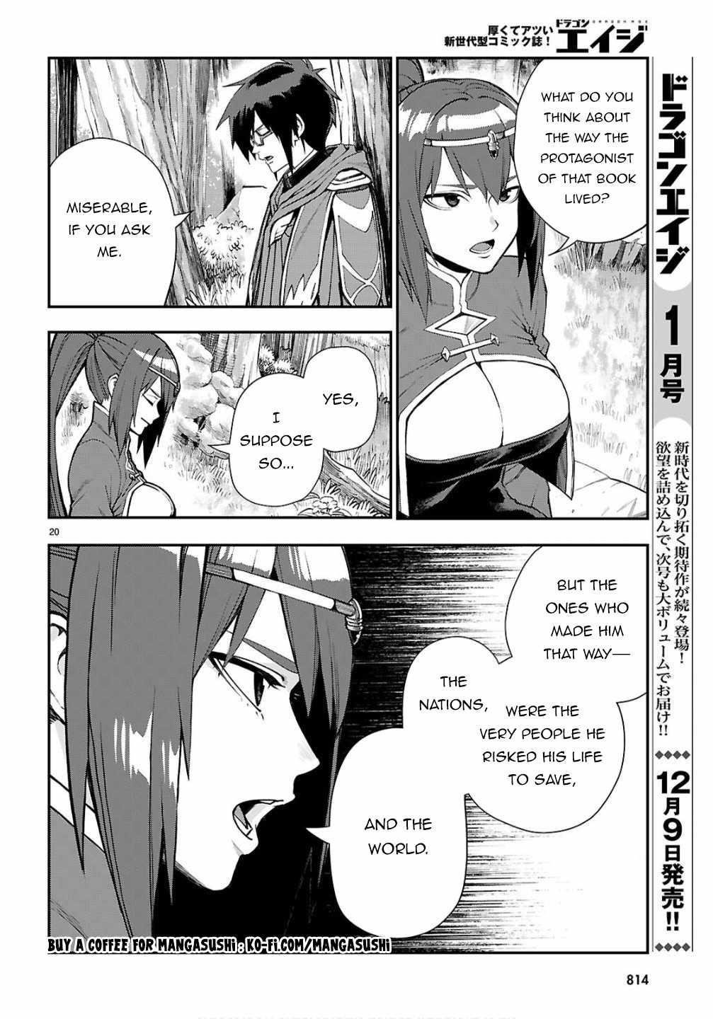 Konjiki No Moji Tsukai - Yuusha Yonin Ni Makikomareta Unique Cheat Chapter 124 - Page 20 in English