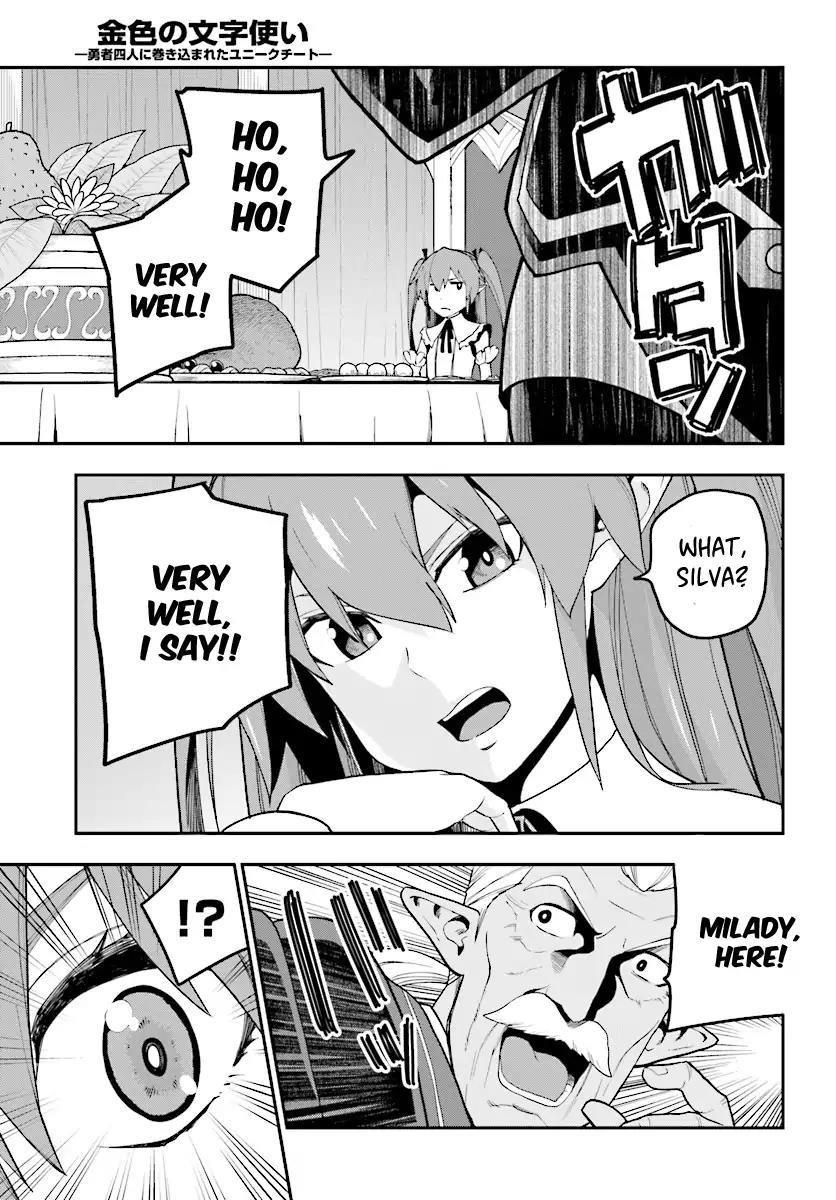 Konjiki No Moji Tsukai - Yuusha Yonin Ni Makikomareta Unique Cheat Chapter 38 - Page 21 in English