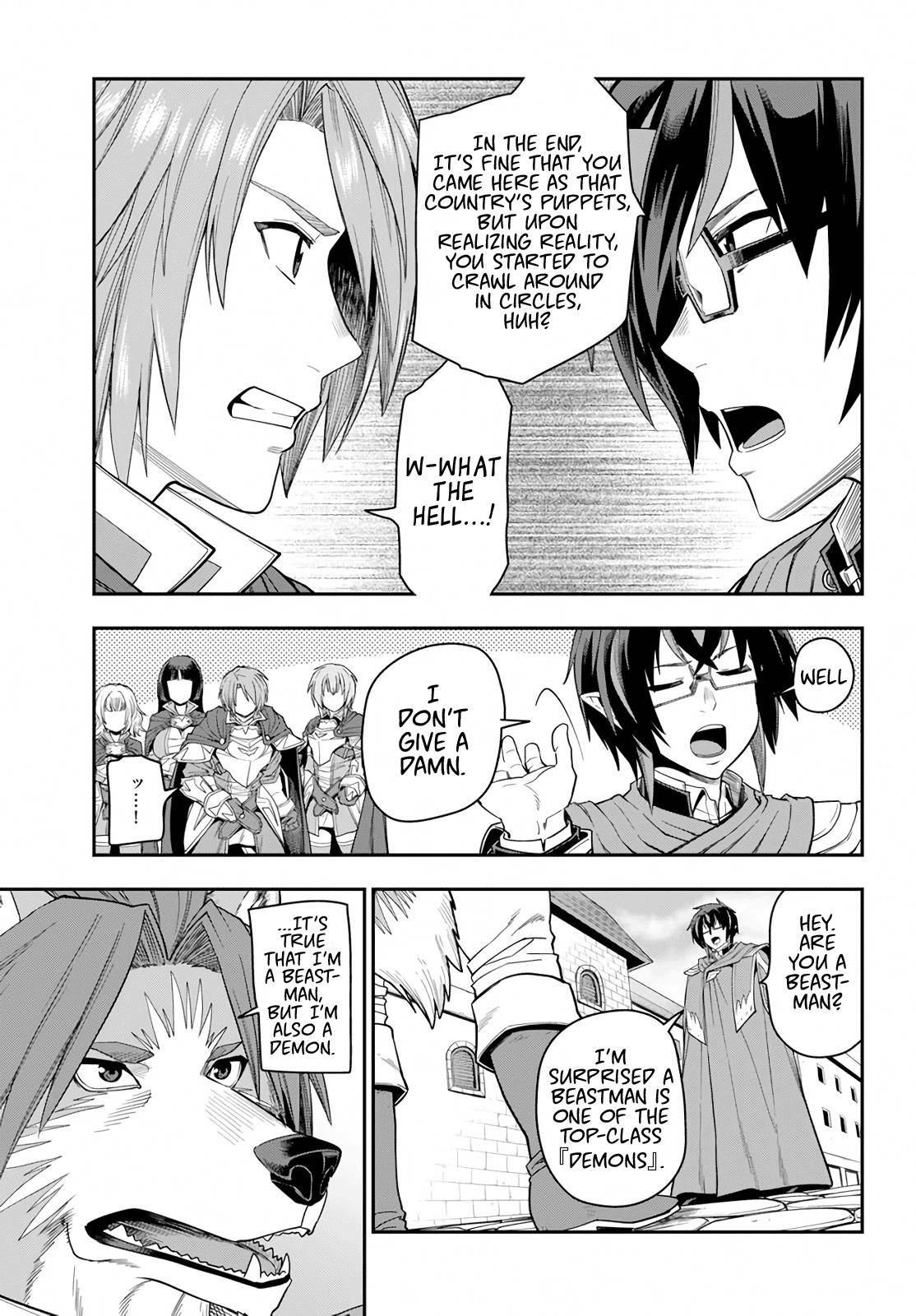 Konjiki No Moji Tsukai - Yuusha Yonin Ni Makikomareta Unique Cheat Chapter 61 - Page 22 in English