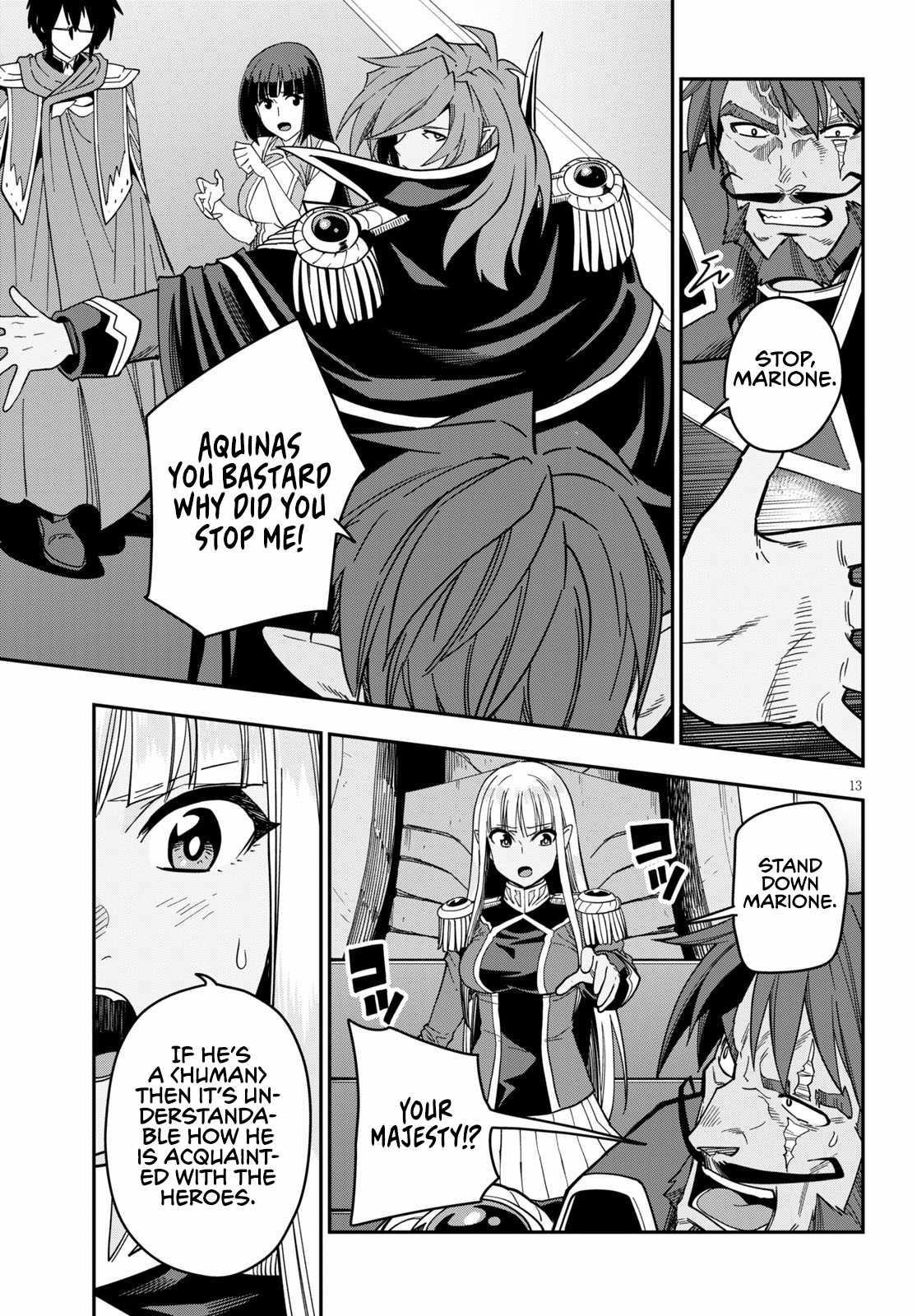 Konjiki No Moji Tsukai - Yuusha Yonin Ni Makikomareta Unique Cheat Chapter 72 - Page 13 in English