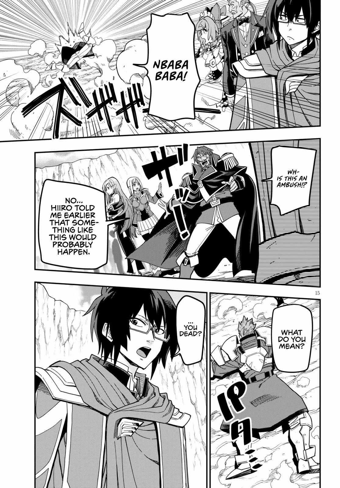 Konjiki No Moji Tsukai - Yuusha Yonin Ni Makikomareta Unique Cheat Chapter 79 - Page 15 in English