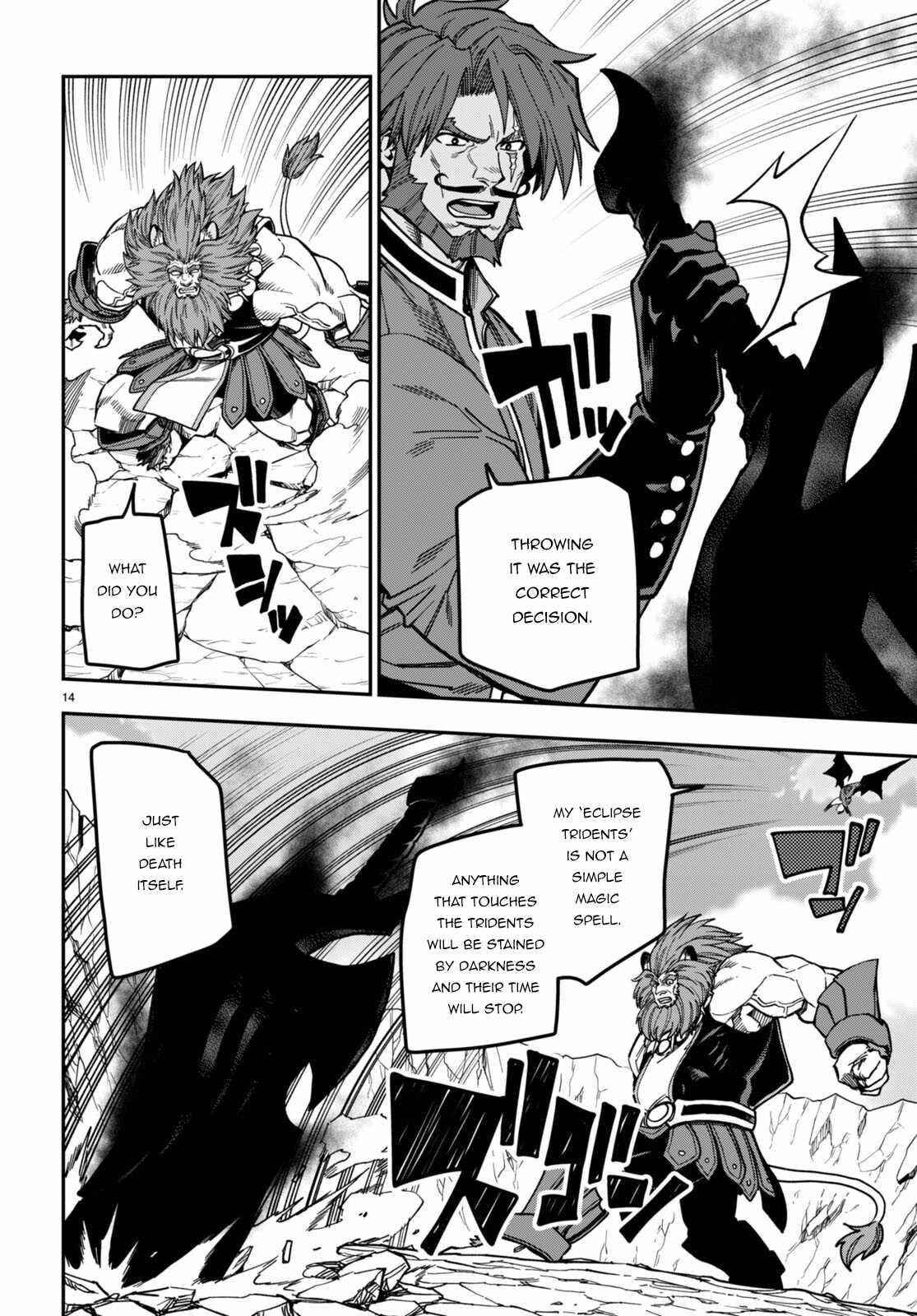 Konjiki No Moji Tsukai - Yuusha Yonin Ni Makikomareta Unique Cheat Chapter 84 - Page 14 in English