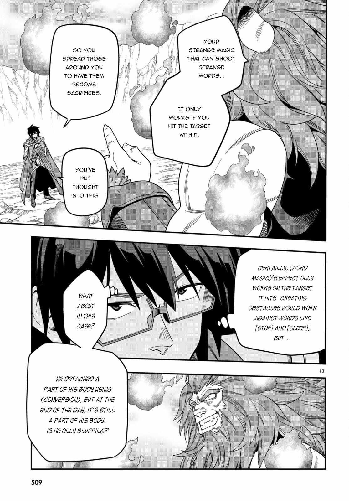 Konjiki No Moji Tsukai - Yuusha Yonin Ni Makikomareta Unique Cheat Chapter 91 - Page 14 in English