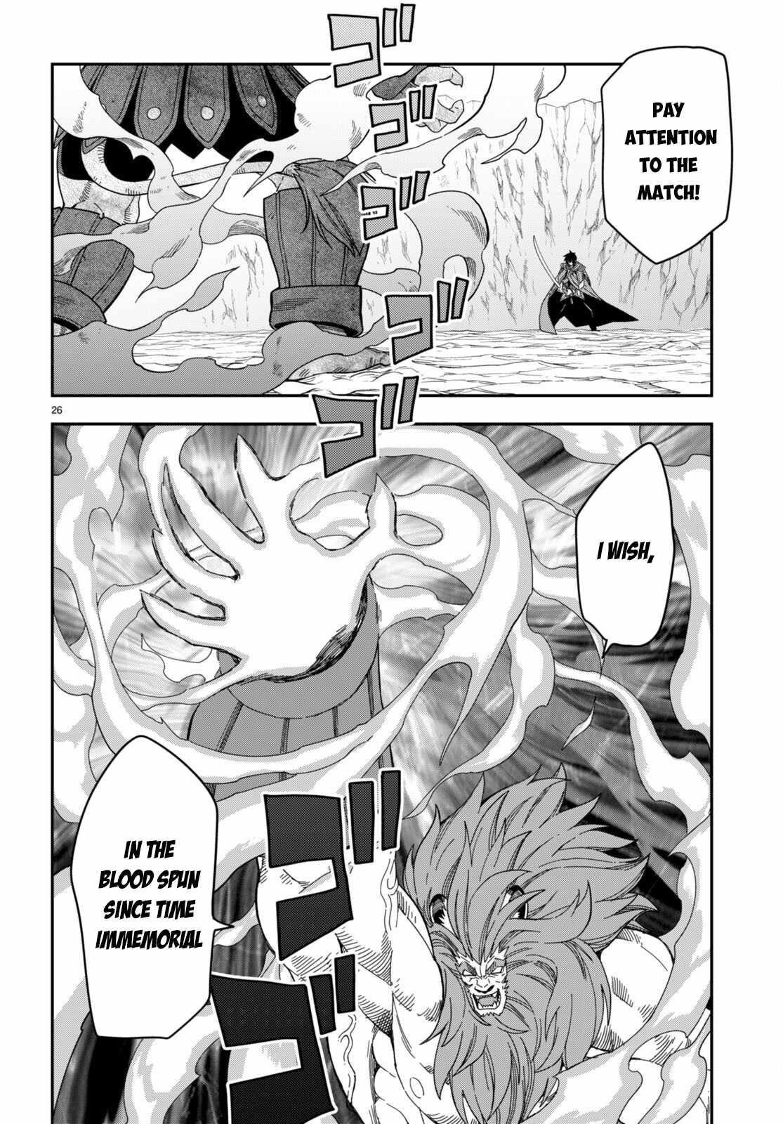 Konjiki No Moji Tsukai - Yuusha Yonin Ni Makikomareta Unique Cheat Chapter 92 - Page 26 in English