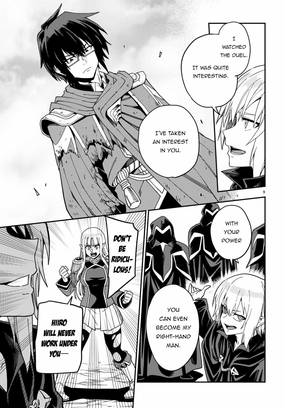Konjiki No Moji Tsukai - Yuusha Yonin Ni Makikomareta Unique Cheat Chapter 96 - Page 11 in English