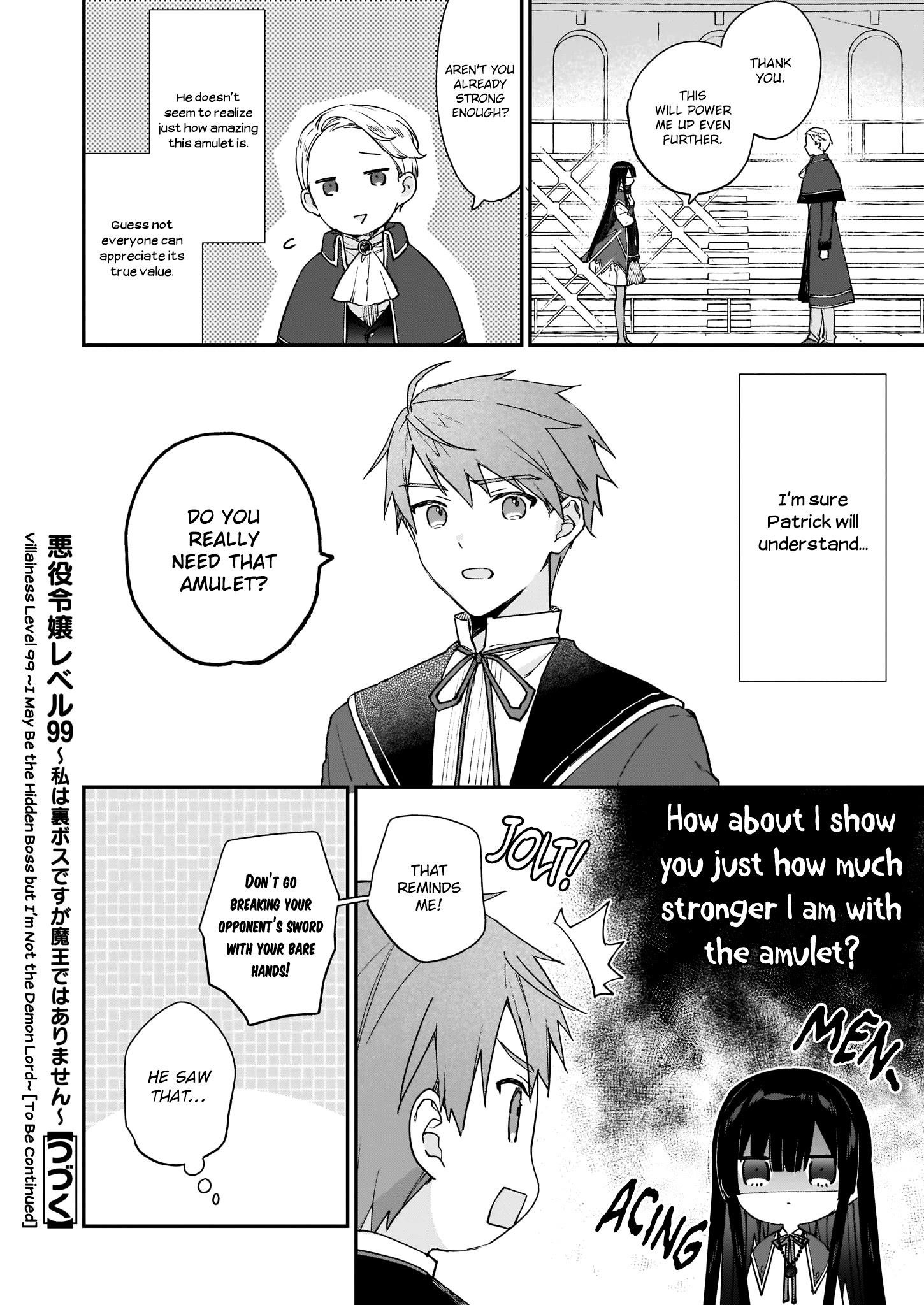 Villainess Level 99 ~I May Be The Hidden Boss But I’m Not The Demon Lord~ Chapter 11.2 - Page 14 in English