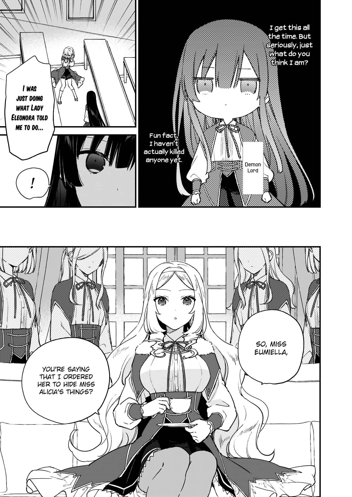 Villainess Level 99 ~I May Be The Hidden Boss But I’m Not The Demon Lord~ Chapter 12.1 - Page 9 in English