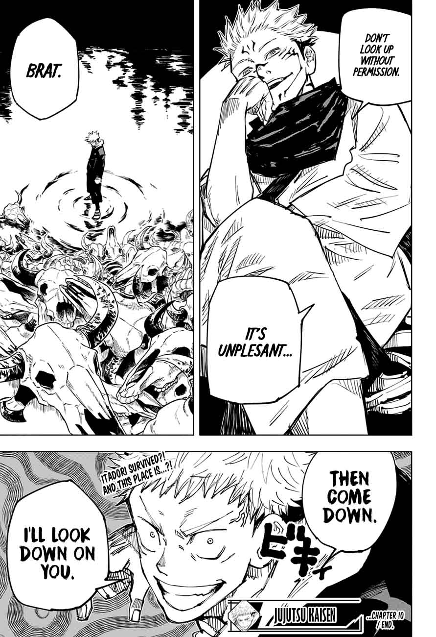 JUJUTSU KAISEN Chapter 10 - Page 19 in English