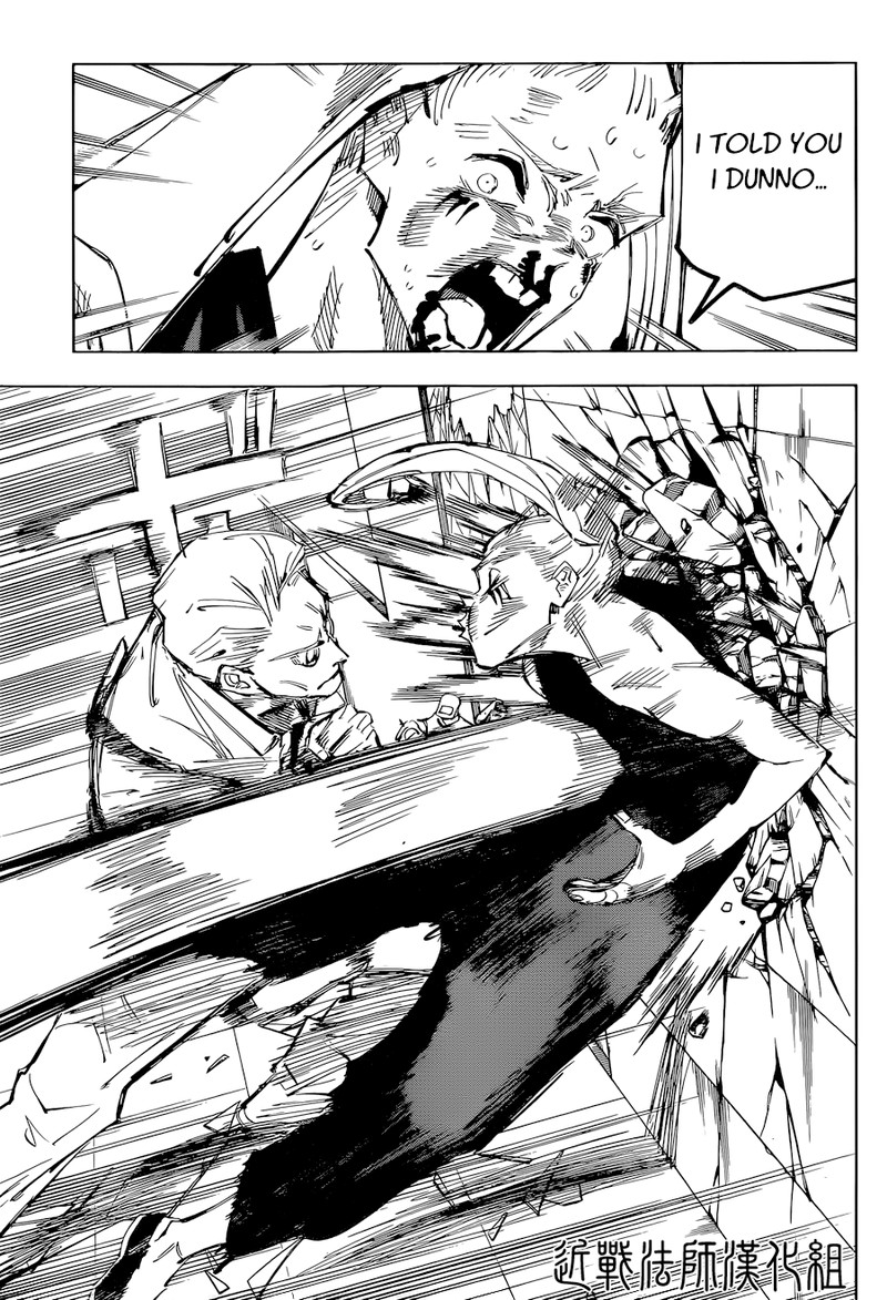 JUJUTSU KAISEN Chapter 100 - Page 11 in English