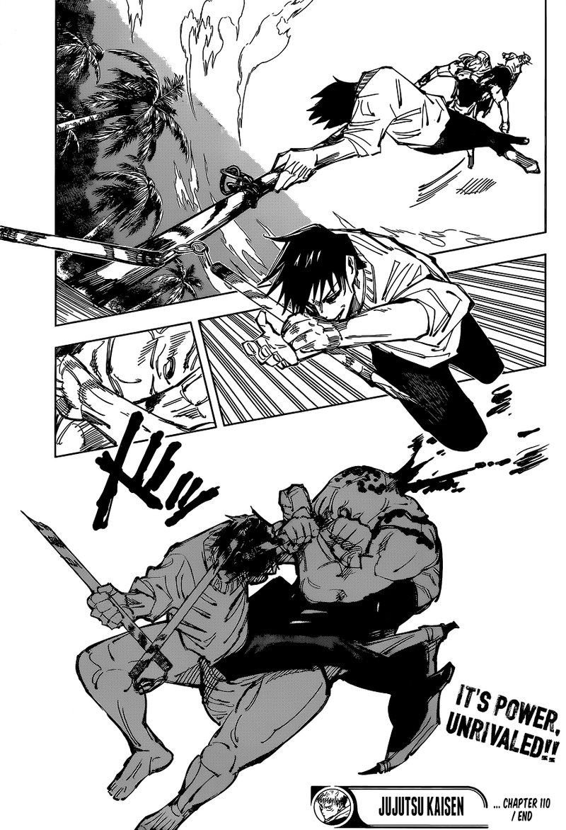 JUJUTSU KAISEN Chapter 110 - Page 18 in English