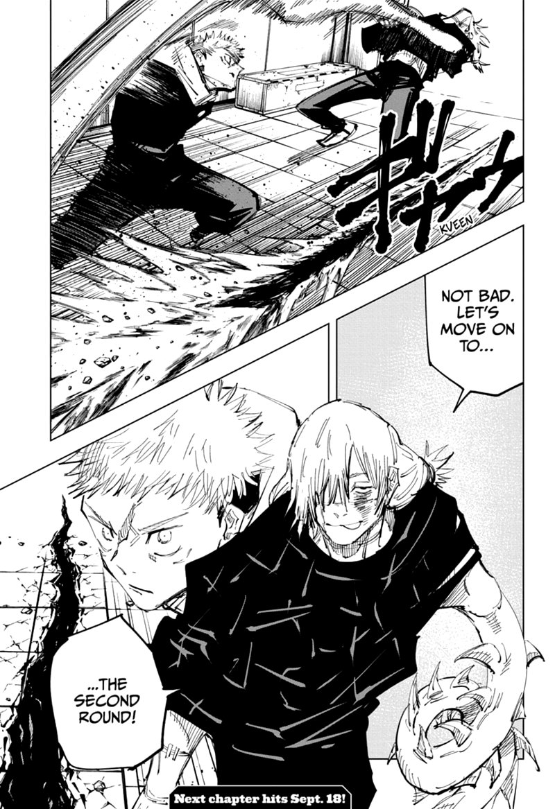 JUJUTSU KAISEN Chapter 121 - Page 18 in English