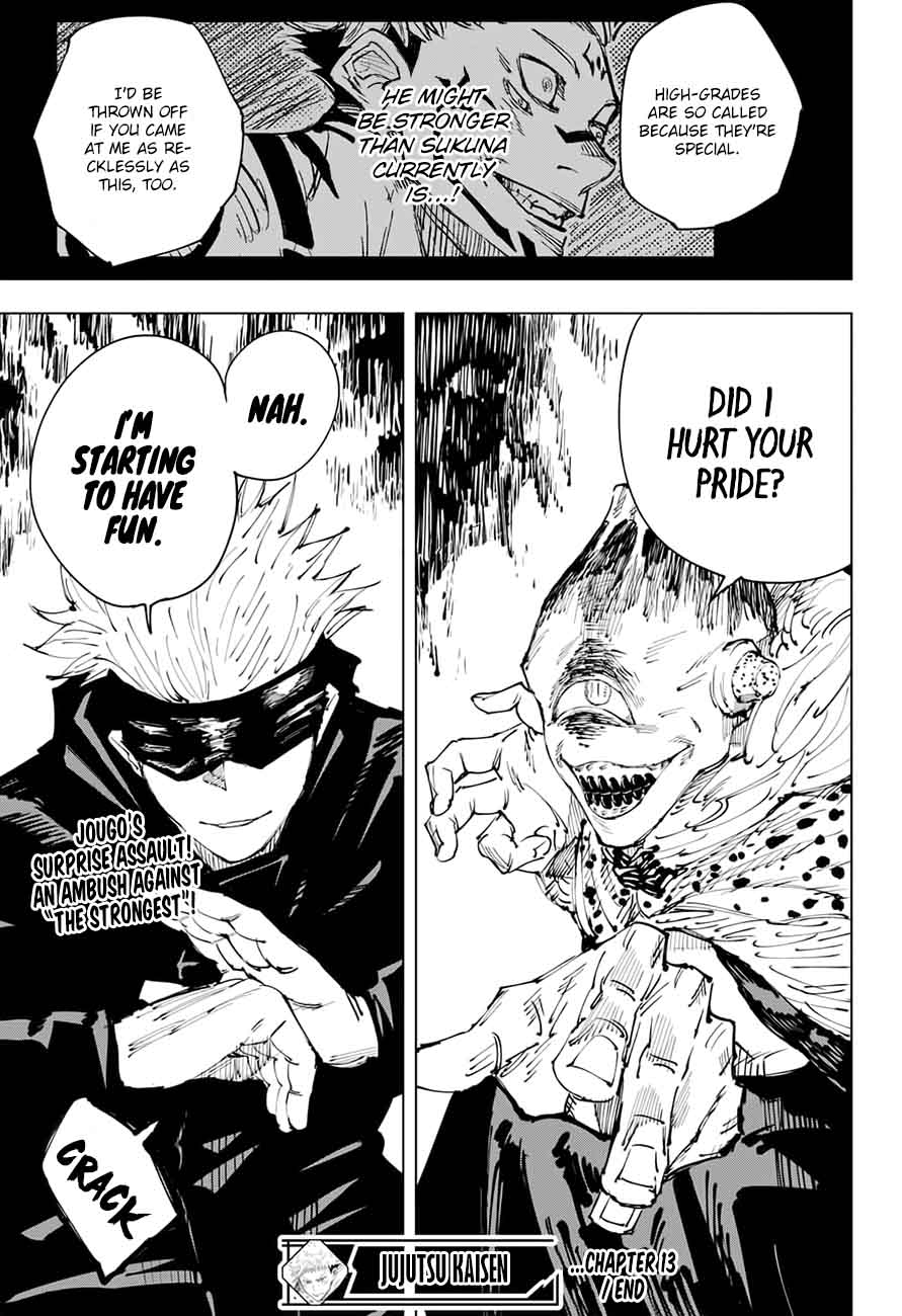 JUJUTSU KAISEN Chapter 13 - Page 18 in English
