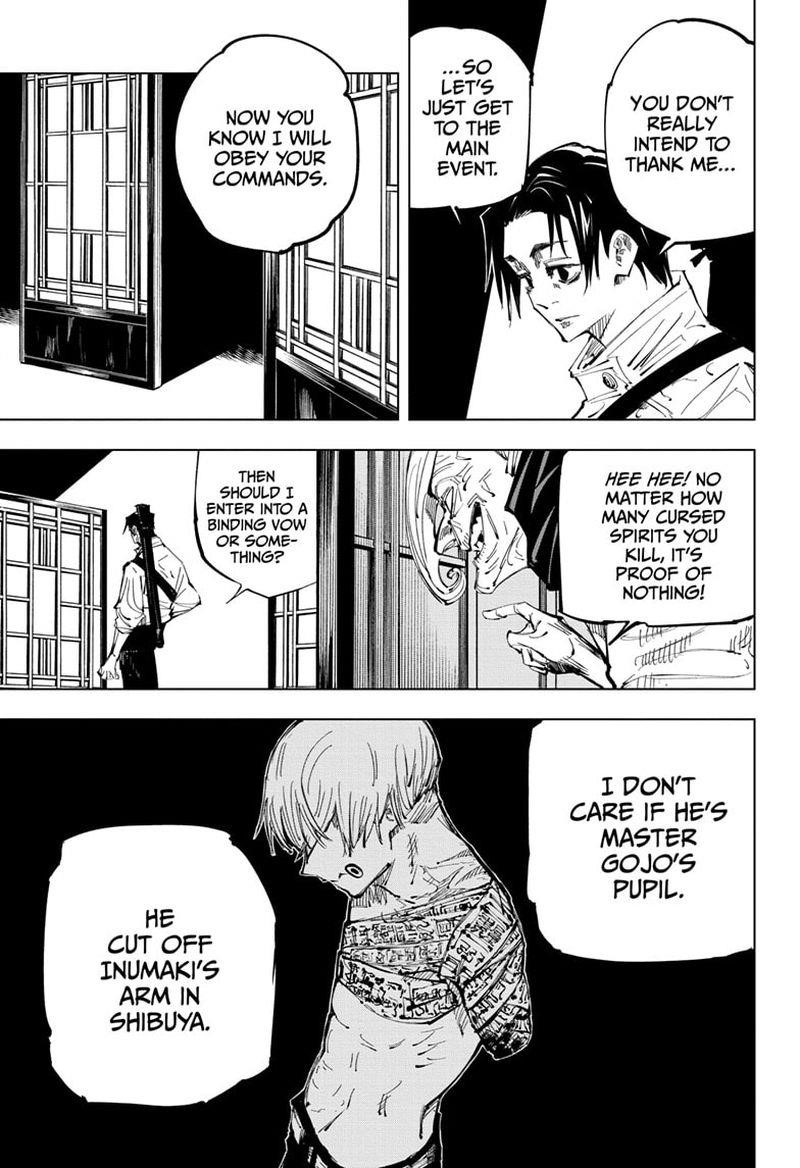 JUJUTSU KAISEN Chapter 137 - Page 17 in English