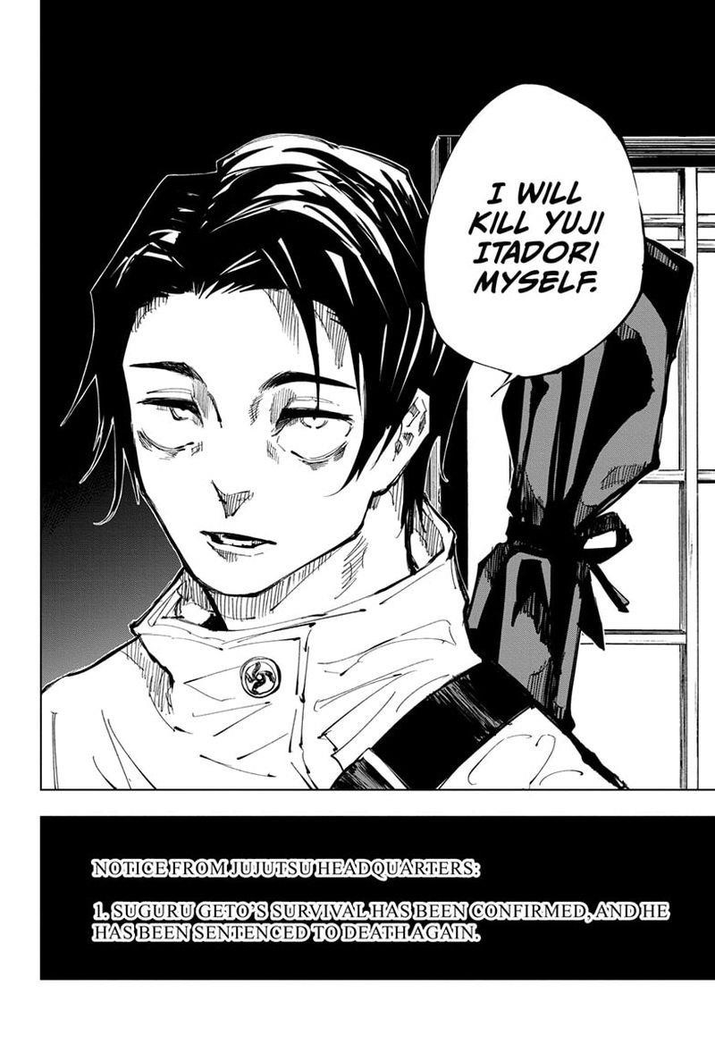 JUJUTSU KAISEN Chapter 137 - Page 18 in English