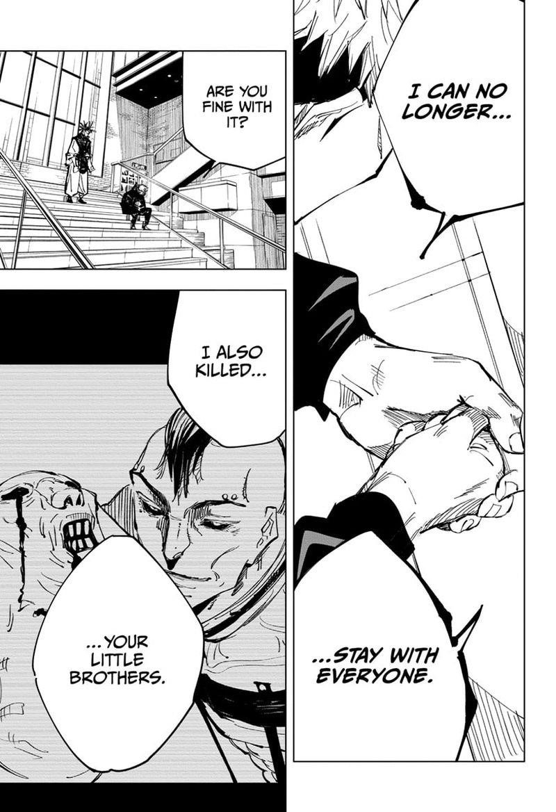 JUJUTSU KAISEN Chapter 138 - Page 17 in English