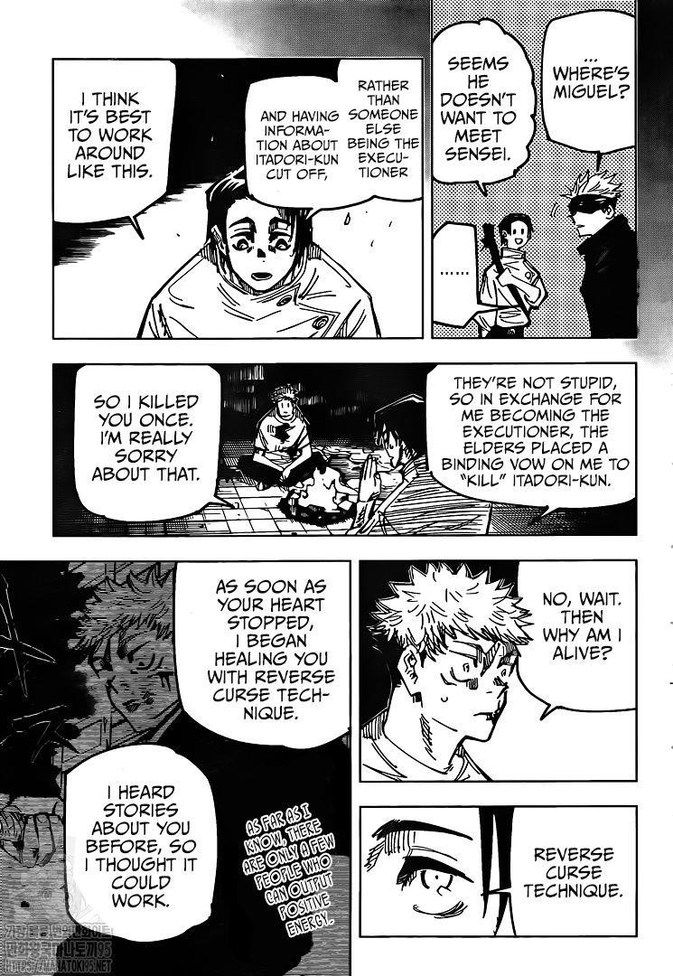 JUJUTSU KAISEN Chapter 143 - Page 9 in English